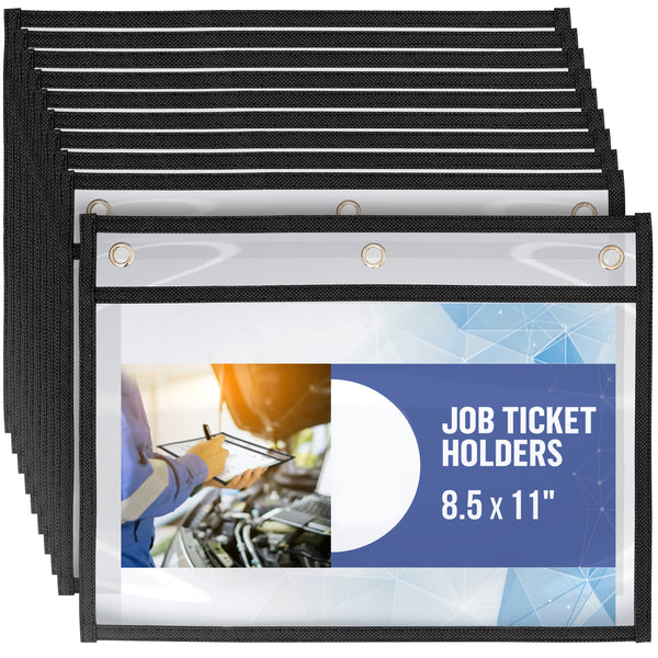 Horizontal Job Ticket Holders 8.5x11 in