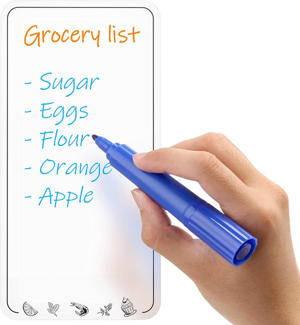 Dry-Erase Magnetic Grocery List White